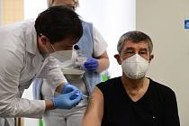 Očkování premiéra Andreje Babiše