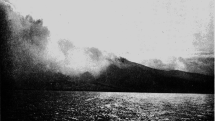 Sopka Mount Pelée v první etapě erupce