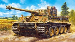 Německý tank PzKpfw VI Tiger (cover art)