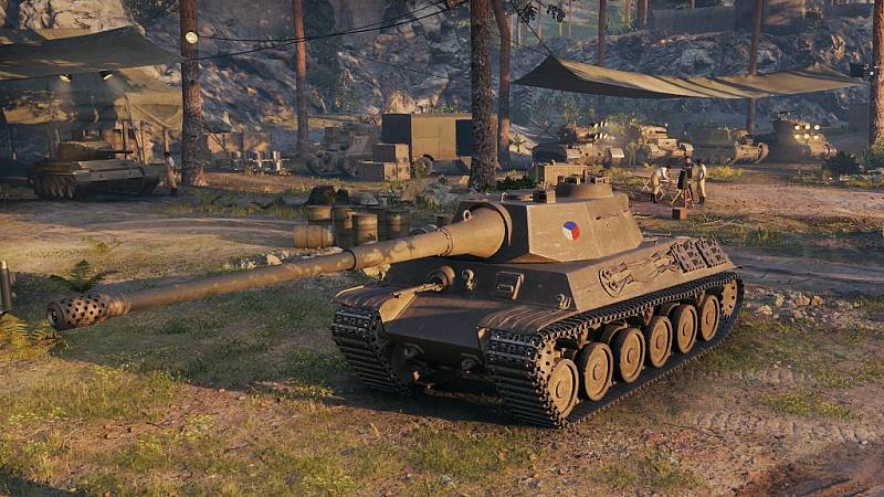 Úplně první verze návrhů tanku TVP vycházely z typů, které naše zbrojovky navrhovaly během války pro Německo, chválabohu neúspěšně. Vizualizace tanku ze hry World of Tanks