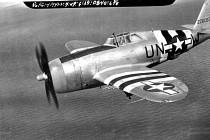 Stíhačka Republic P-47 Thunderbolt, jedna z těch, v nichž Hubert Zemke bojoval