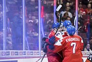 Čeští hokejisté do dvaceti let se na mistrovství světa radují z gólu.