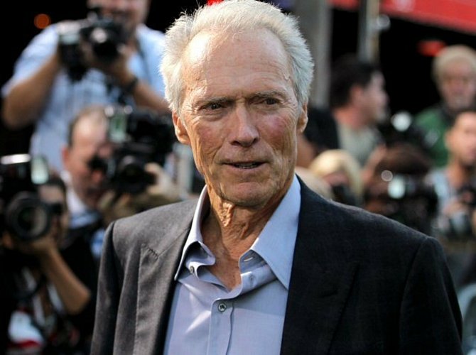 Americký herec Clint Eastwood.
