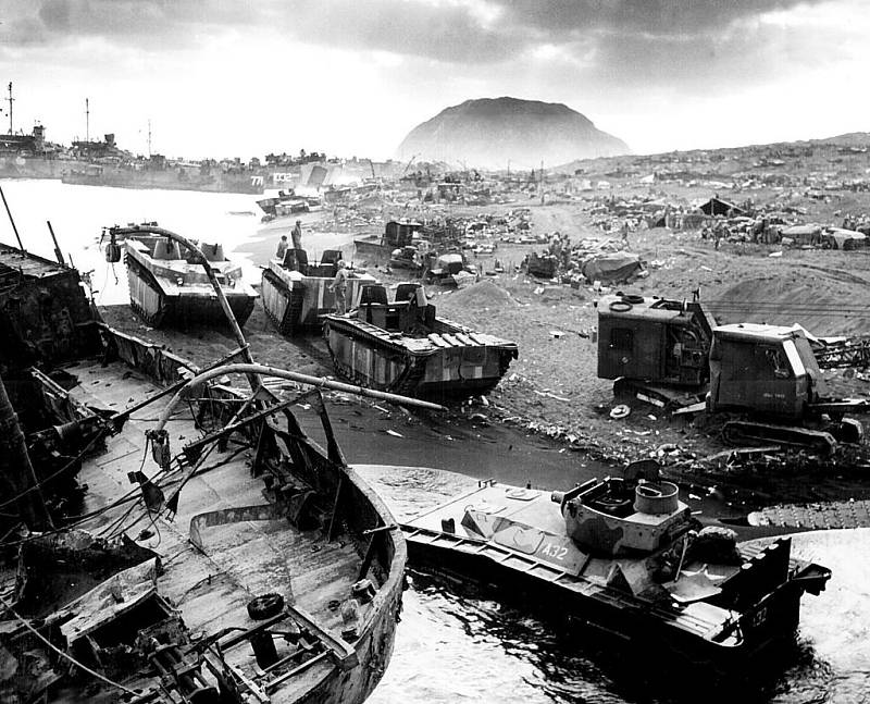 Vylodění na Iwodžimě patřilo k nejkrvavějším v druhé světové válce