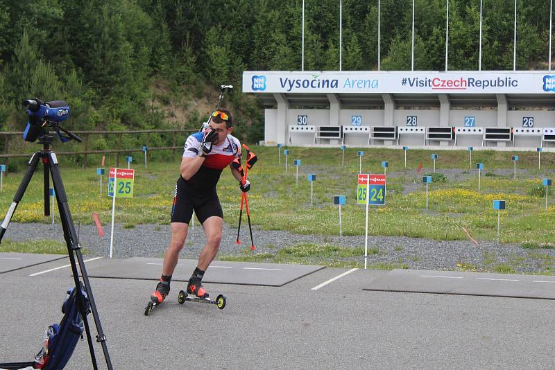 Michal Krčmář během letní přípravy ve Vysočina Aréně