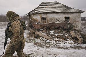 Válka na Ukrajině: Z mnoha domů zůstaly trosky.