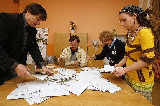 Sčítání hlasů v Praze