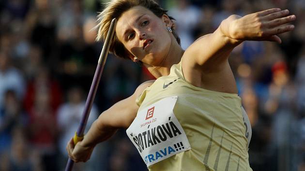 Oštěpařka Barbora Špotáková na Zlaté tretře