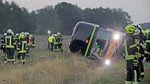 Nehoda autobusu v Německu.