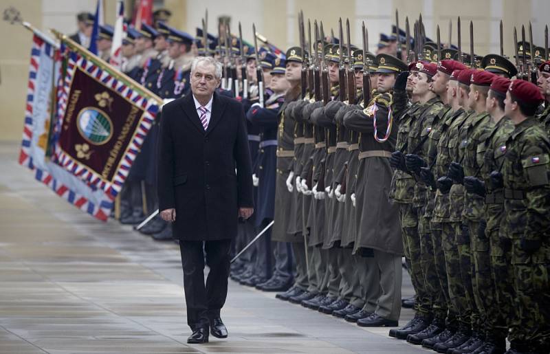 Inaugurace Miloše Zemana. 