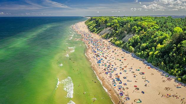 Baltské moře v Polsku.