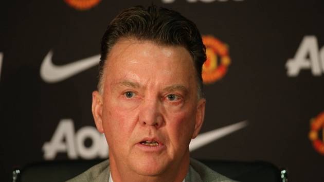 Trenér Manchesteru United Louis Van Gaal.