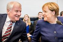 Horst Seehofer a Angela Merkelová