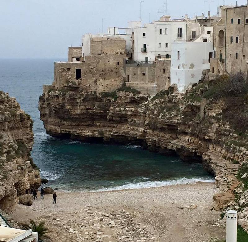 Italské městečko Polignano a Mare