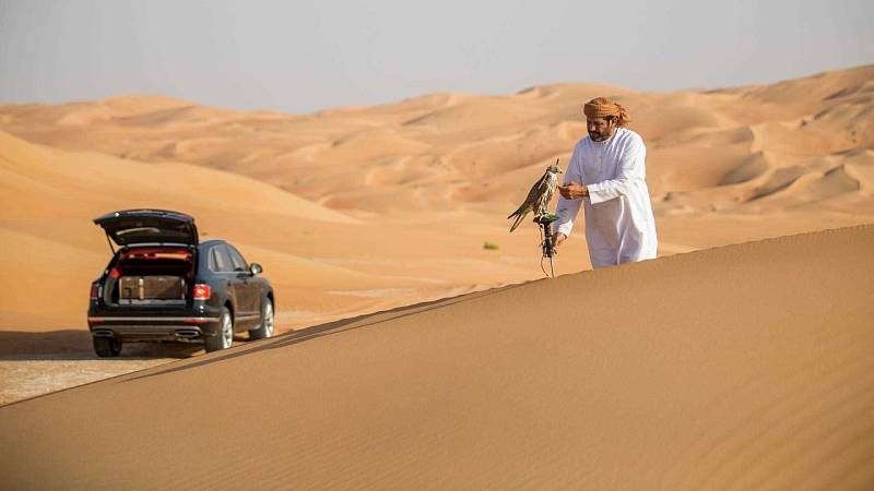 Bentley Bentayga Falconry.