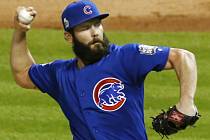 Baseballista Cubs Jake Arrieta.