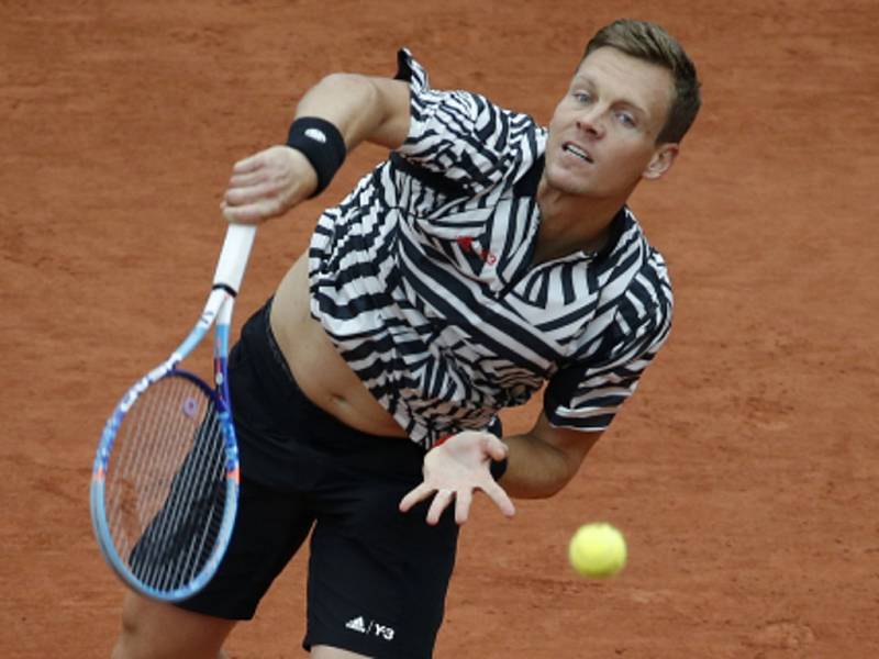 Tomáš Berdych na Roland Garros.