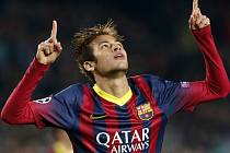 Neymar a jeho radost z gólu