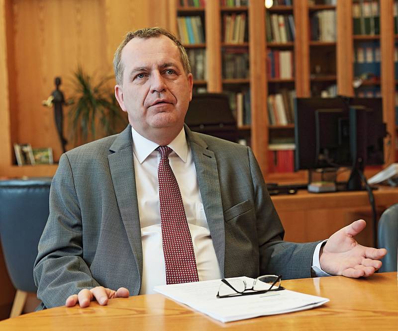 Rektor Univerzity Karlovy Tomáš Zima.