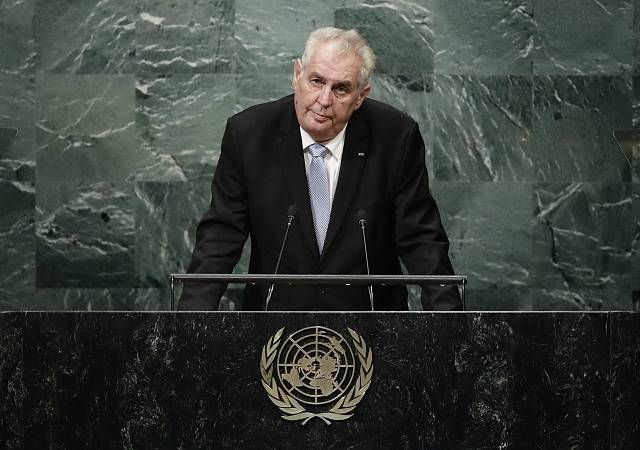 Miloš Zeman promluvil na půdě OSN