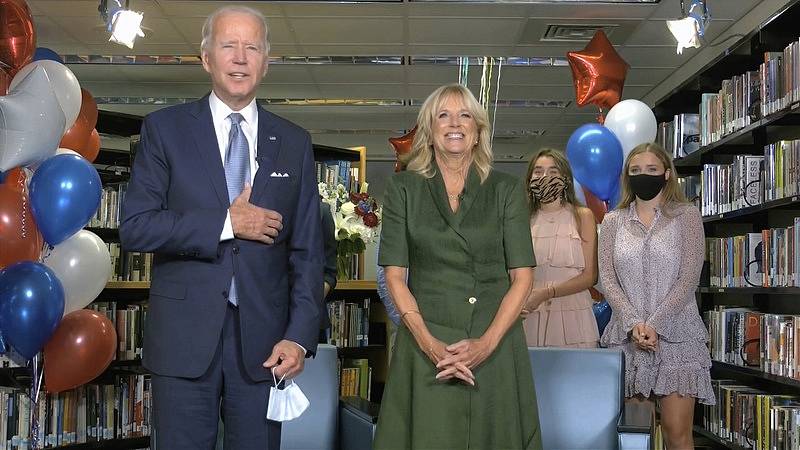 Joe Biden a jeho žena Jill