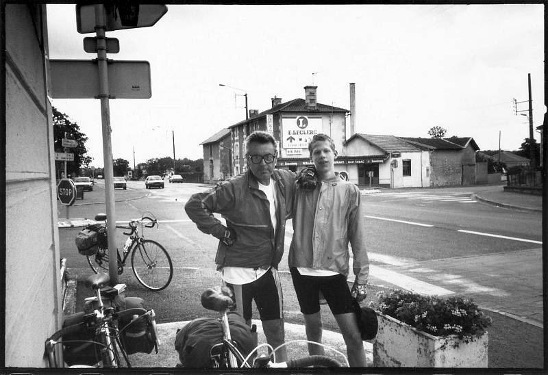 S Milošem Formanem na kole