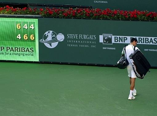 Novaka Djokoviče v Indian Wells zastavil ještě před finále Juan del Potro.