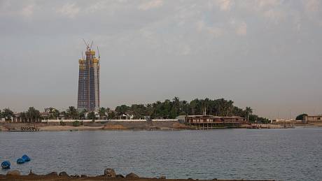 Jeddah Tower má zatím asi třetinu očekávané výšky.