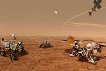 Ilustrace projektu Mars Sample Return.