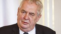 Prezident Miloš Zeman.