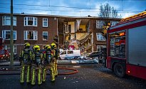 Výbuch plynu zavinil pád třípatrového domu v nizozemském Haagu