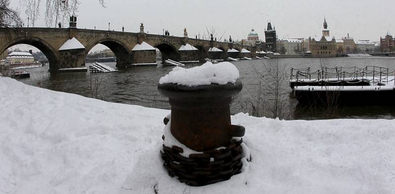 Zima v Praze. Ilustrační snímek