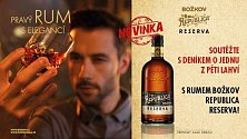 Zapojte se s Deníkem do soutěže o jednu z pěti lahví s rumem Božkov Republica