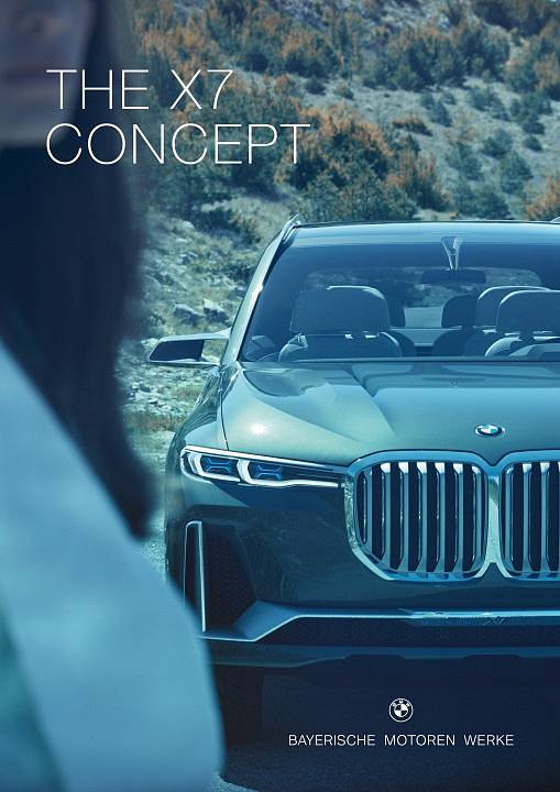 Koncept BMW X7 iPerformance.