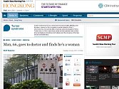 Článek honkongského deníku o pacientovi se vzácnou kombinací vrozených genetických poruch