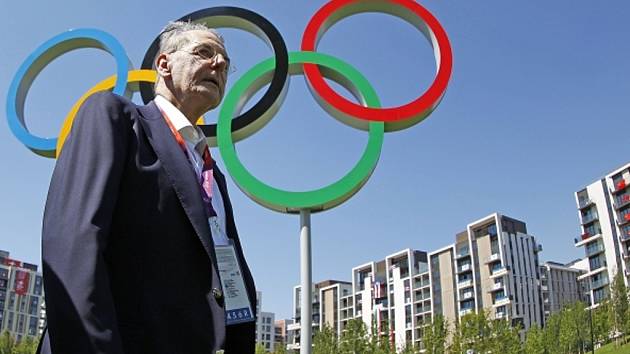 Prezident Mezinárodního olympijského výboru Jacques Rogge.