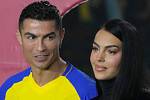 Cristiano Ronaldo se svou partnerkou Giorginou na slavnostním přivítání v Rijádu