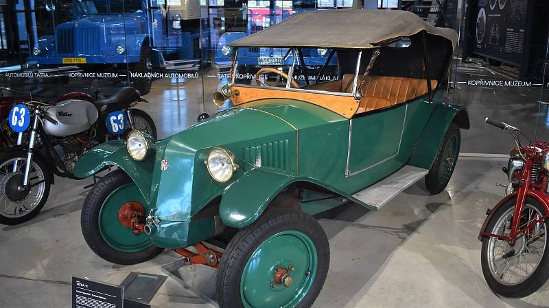 Tatra 11 v muzeu nákladních automobilů v Kopřivnici