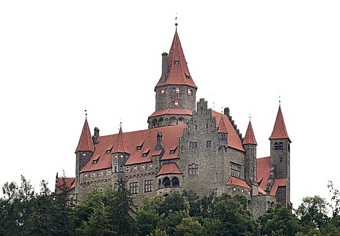 Cílem cyklovýletu je hrad Bouzov