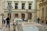 Výbuch plynu v centru Prahy zranil 29. dubna několik lidí. 