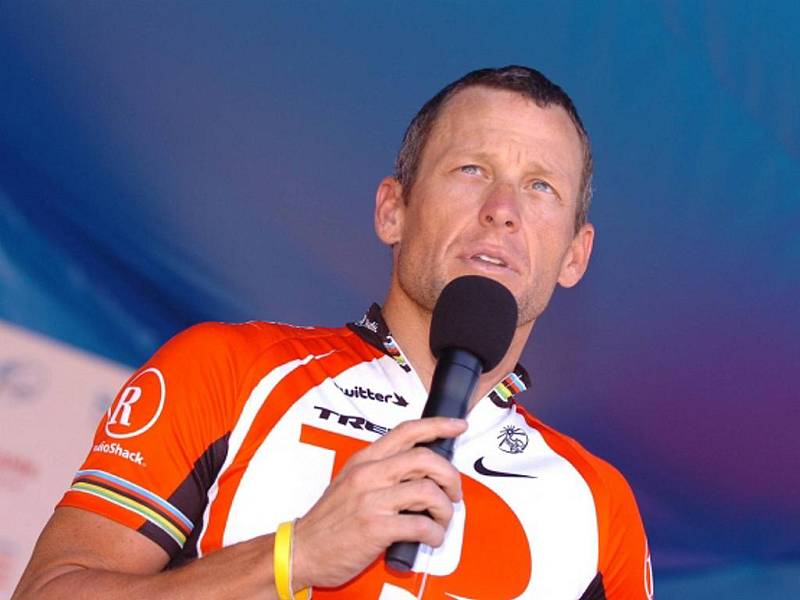 Sedminásobný vítěz Tour de France Lance Armstrong.