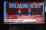 Útok na Srí Lance ve vysílání tamní celostátní televize