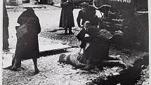 Oběť prvního ostřelování Leningradu německými vojsky, 10. září 1941