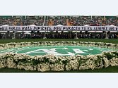 ceremoniál k uctění památky fotbalistů brazilského klubu Chapecoense