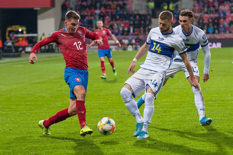 Utkání kvalifikace na EURO 2020 mezi Českou republikou a Kosovem