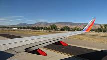 Letiště Reno/Tahoe International Airport, v jehož blízkosti došlo ke katastrofě