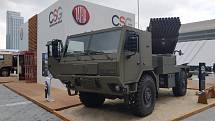 Společnost Excalibur Army z holdingu CSG nabízí mimo jiné i raketomet BM-21 MT.