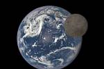 NASA ukázala unikátní záběry odvrácené strany Měsíce se Zemí