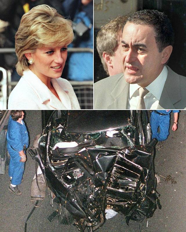Pohled na vrak auta prozrazuje, že šance na přežití posádky byly minimální. 31. srpna 1997 zemřela při tragické nehodě v pařížském tunelu princezna Diana i její přítel Dodi.