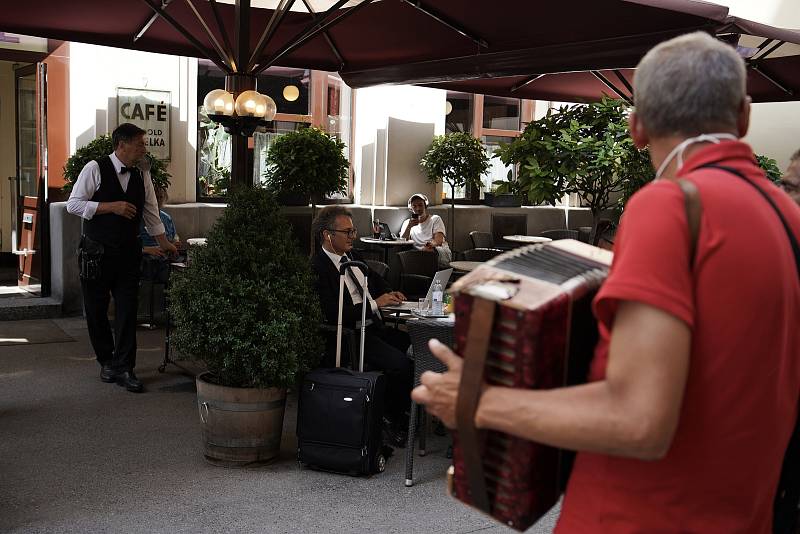 Vídeňská kavárenská kultura je už deset let na seznamu světového dědictví UNESCO. Na návštěvě v legendárním podniku Café Hawelka. Rodina majitelů má kořeny v Brně.